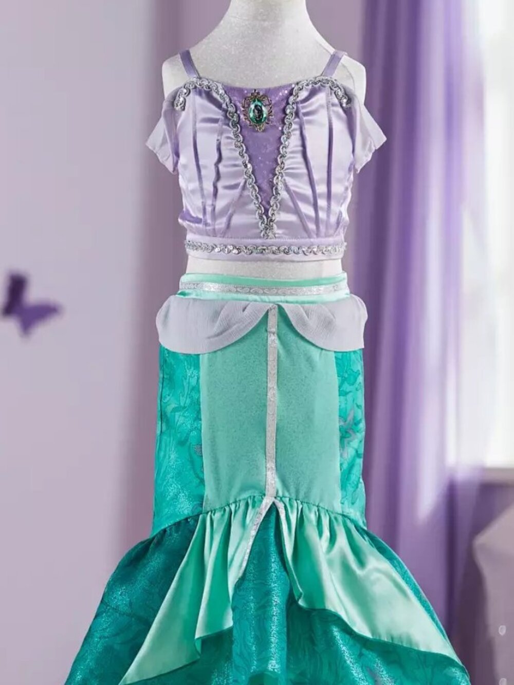 Ariel Costume, The Little Mermaid Girls Size 7/8